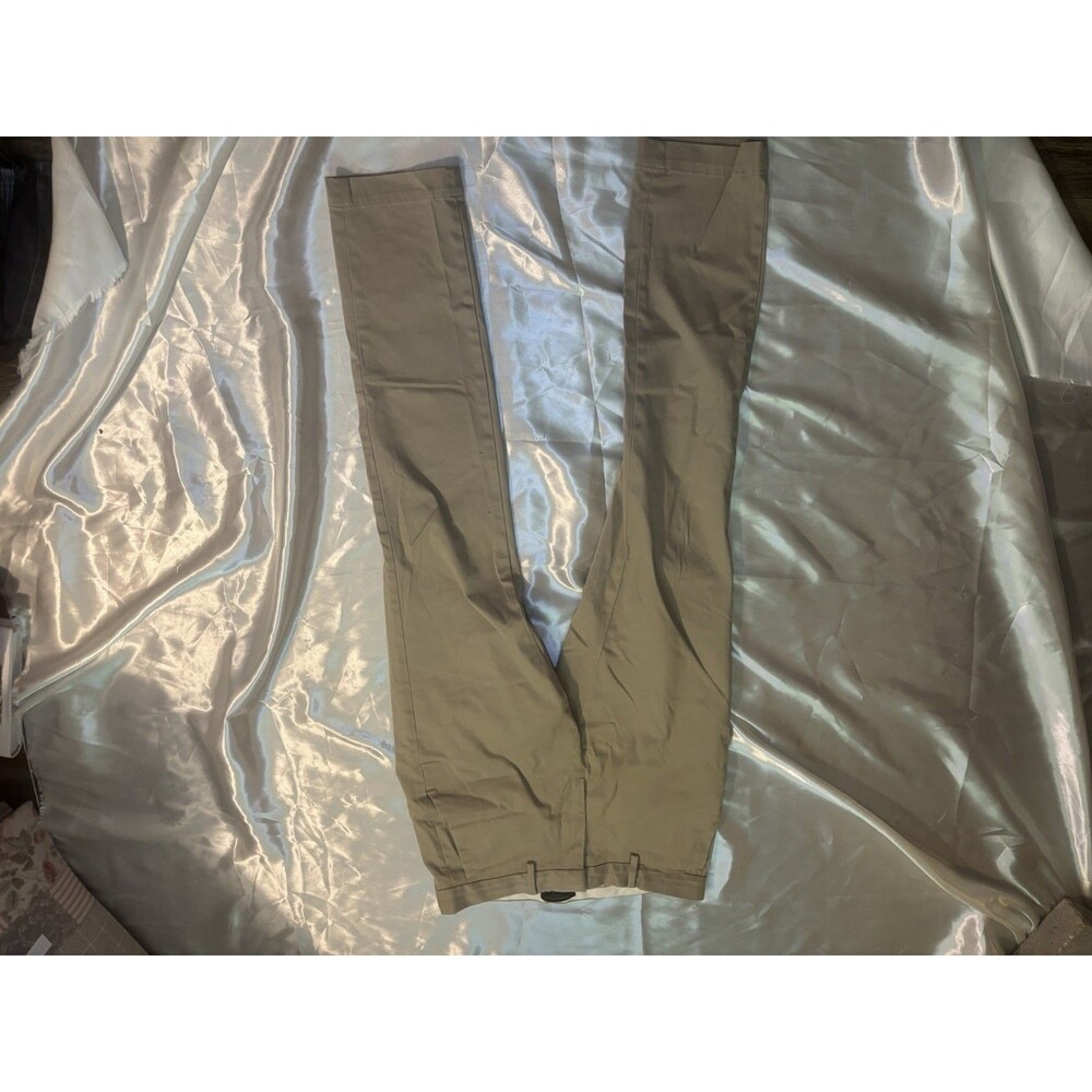 Banana Republic Slim Fit Beige Twill Cotton Stretch Chino Pants 32 Waist